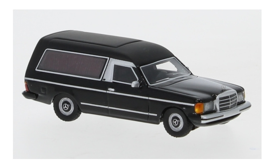 BoS-Models 87685 Mercedes W123 Bestattungswagen, schwarz, 1977 1:87