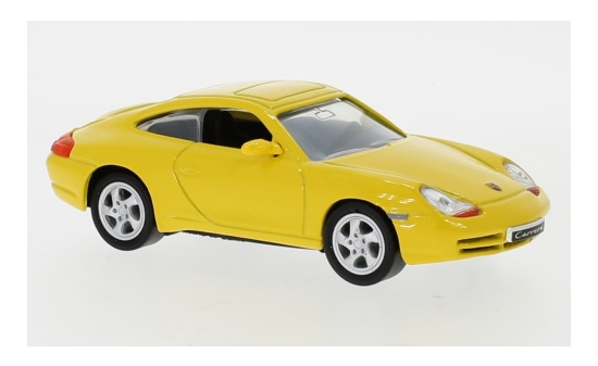 Lucky Die Cast 94221B_YELLOW Porsche 911 Carrera (996), gelb, 1998 1:43