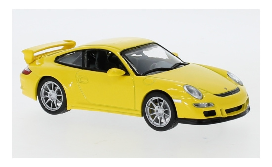 Lucky Die Cast 43205YELLOW Porsche 911 GT3 (997), gelb 1:43