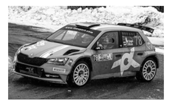IXO RAM779LQ Skoda Fabia R5 Evo, No.78, WRC, Rallye Monza, M.Engel/I.Minor, 2020 1:43