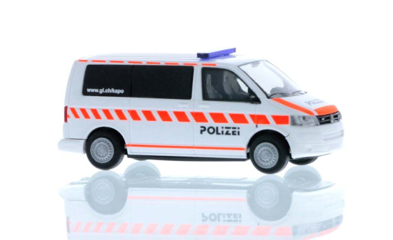 Rietze 53461 Volkswagen T5 ´10 Kantonspolizei Glarus (CH), 1:87 1:87