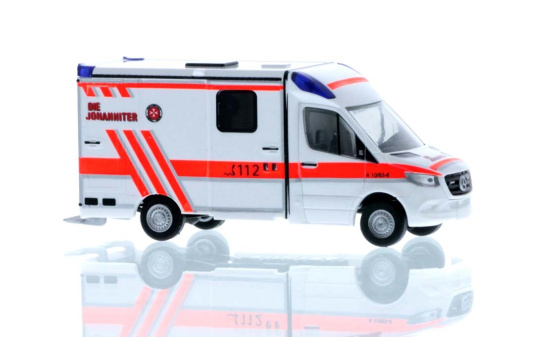 Rietze 76252 Strobel RTW ´18 Johanniter Mannheim, 1:87 1:87