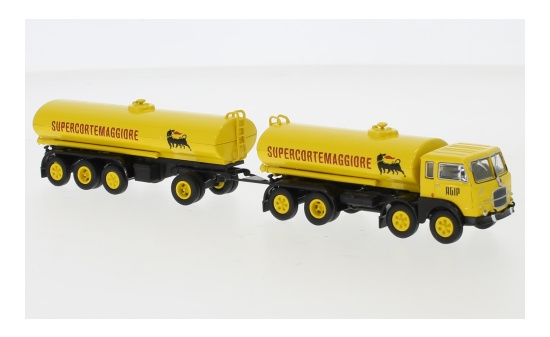 Brekina 58452 Fiat 690 Millepiedi Tanklastzug, Agip, 1960 1:87