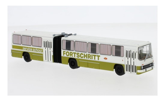 Brekina 59757 Ikarus 280.03 Gelenkbus, weiss/grün, Fortschritt Service , 1976 1:87