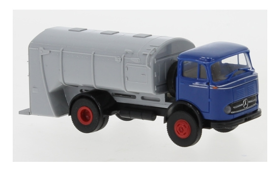 Brekina 48039 Mercedes LP 328 Müllwagen, blau/grau, 1960 1:87