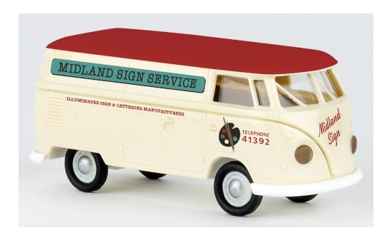 Brekina 32732 VW T1b Kasten, Midland Sign Service, 1960 1:87