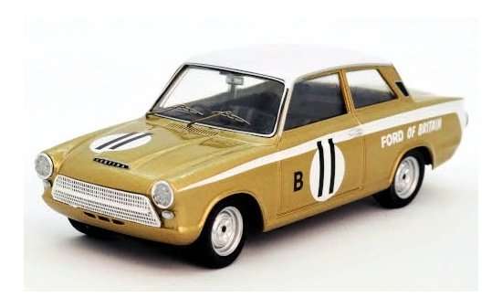 Trofeu RRUS05 Ford Cortina GT, RHD, No.11, Ford of Britain, 12h Marlboro Park, H.Taylor/J.Blumer, 1963 1:43