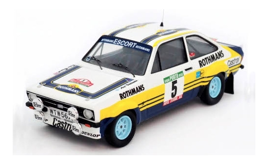 Trofeu RRAL102 Ford Escort MkII, No.5, Rothmans, Rally WM, Rally Portugal, A.Vatanen/P.Bryant, 1979 1:43