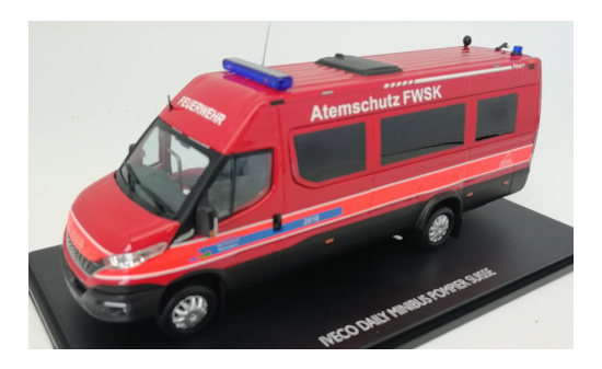 Eligor 116791 Iveco Daily Bus, Feuerwehr (CH) - Atemschutz FWSK 1:43