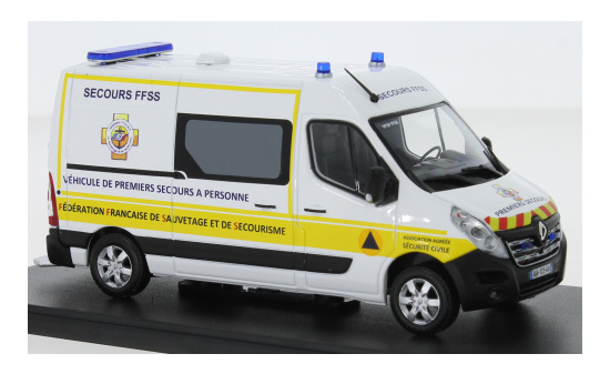 Eligor 116797 Renault Master Kasten, Premiers Secours FFSS, 2014 1:43