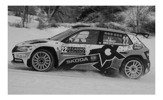 IXO RAM789LQ Skoda Fabia Rally 2 EVO, No.22, Rallye WM, Rally Monte Carlo , M.Bulacia Wilkinson/M.Der Ohannesian, 2021 1:43