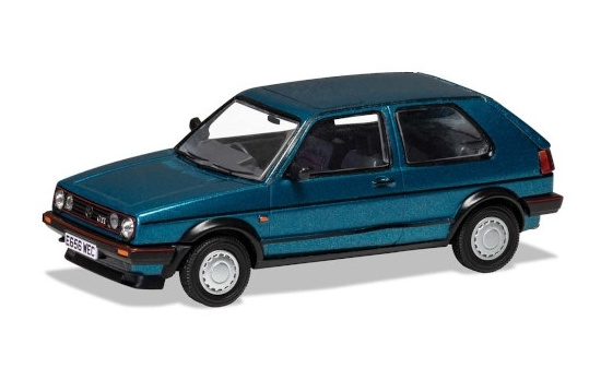 Vanguards VA13606 VW Golf MkII GTi 16V, metallic-blau, RHD 1:43