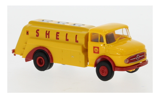 Brekina 47036 Mercedes L 322 Tankwagen, Shell, 1960 1:87