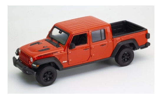 Welly 24103Red Jeep Gladiator Rubicon, rot, Maßstab 1:27, 2007 1:24