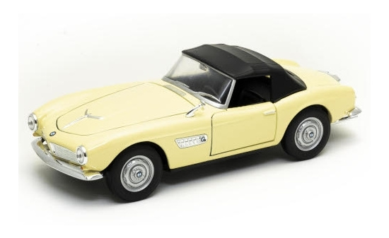 Welly 24097HCREAM BMW 507, hellbeige, Verdeck geschlossen 1:24