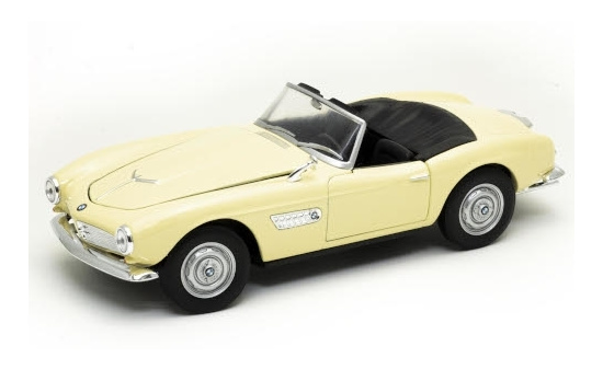 Welly 24097CCREAM BMW 507, hellbeige, Verdeck geöffnet 1:24