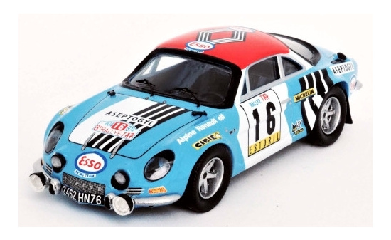 Trofeu RRAL103 Alpine Renault A110, No.16, Esso, Rally WM, Rally Portugal, B.Neyret/E.Vanoni, 1974 1:43
