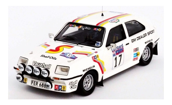 Trofeu RRUK58 Vauxhall Chevette HSR, RHD, No.17, GM Dealer Sport, Rally WM, RAC Rally, T.Kaby/M.Nicholson, 1983 1:43