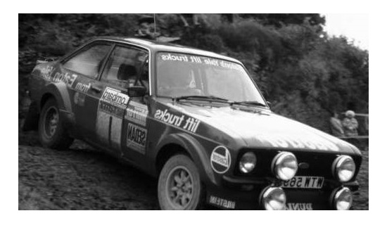 IXO RAC329 Ford Escort MK II RS, No.1, Eaton Yale, Rallye WM, RAC Rally, H.Mikkola/A.Hertz, 1979 1:43