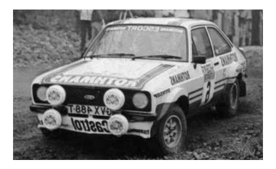 IXO RAC332 Ford Escort MK II RS, No.6, Rothmans, Rallye WM, RAC Rally, A.Vatanen/D.Richards, 1979 1:43