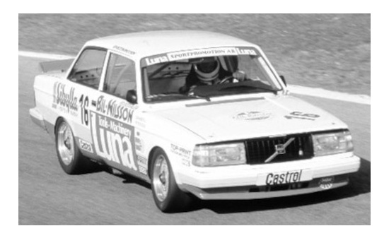 IXO GTM152LQ Volvo 240, No.16, Sportpromotion AB, Luna, ETCC, Monza, U.Granberg/G.Petersson, 1984 1:43