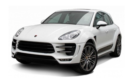 Bburago 18-21077WHITE Porsche Macan, weiss 1:24