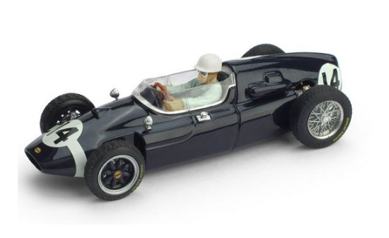 Brumm R279-CH Cooper T 51, No.14, Formel 1, GP Italien, Moss Collection mit Figur, S.Moss, 1959 1:43