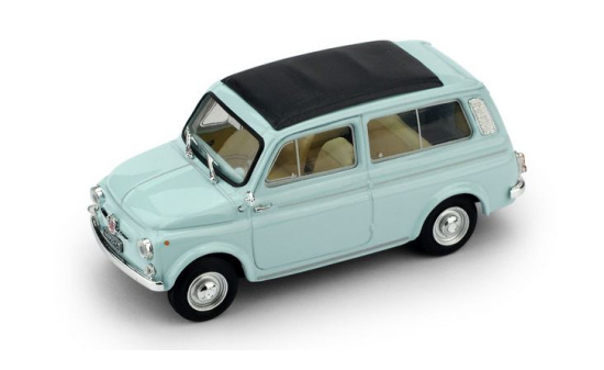 Brumm R425-09 Fiat 500 Giardiniera, hellblau, 1960 1:43