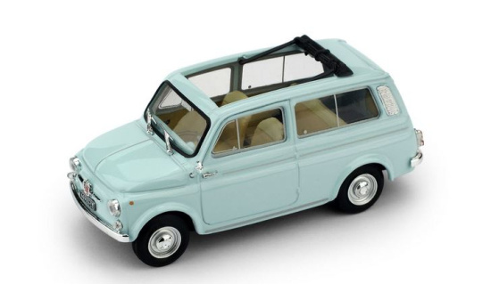 Brumm R424-09 Fiat 500 Giardiniera, hellblau, 1960 1:43