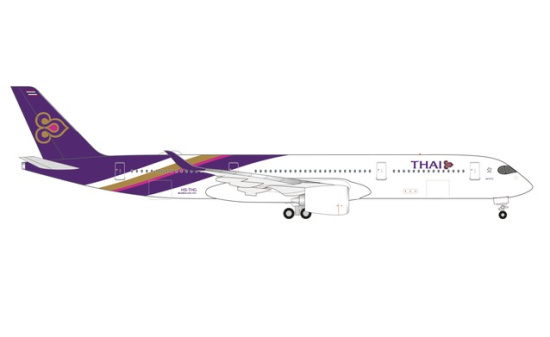 Herpa 529693-001 Thai Airways Airbus A350-900 HS-THG Phu Pha Man 1:500