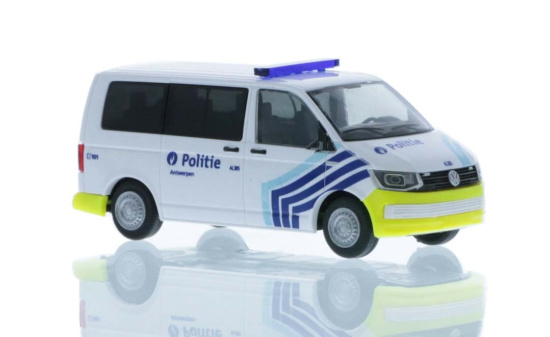 Rietze 53709 Volkswagen T6 Politie (BE), 1:87 1:87