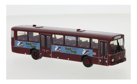 Brekina 50651 Mercedes O 307 Überlandbus, dunkelrot, DB - BadKap, 1975 1:87