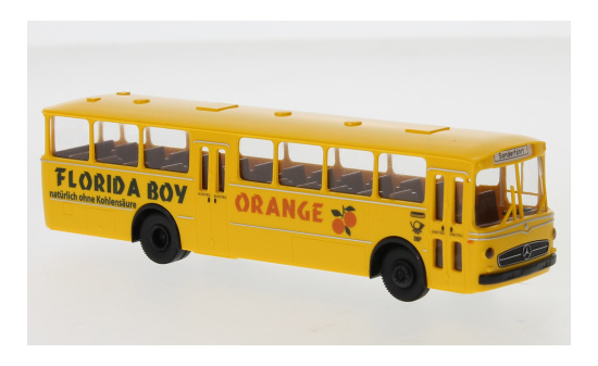 Brekina 59047 Mercedes O 317 K, DBP - Florida Boy Orange, 1970 1:87