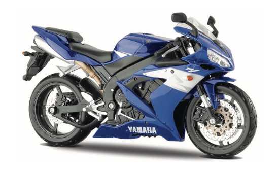 Maisto 32712 Yamaha YZF-R1, blau/weiss 1:12