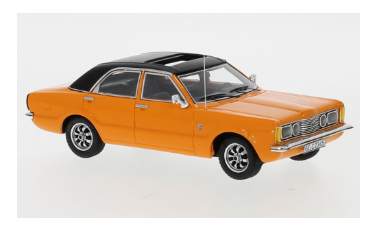 Neo 45134 Ford Taunus GXL, orange/schwarz, 1973 1:43