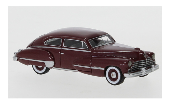 BoS-Models 87771 Cadillac Series 62 Club Coupe, metallic-dunkelrot, 1946 1:87