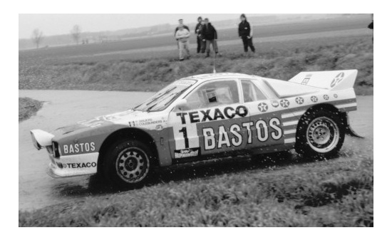 IXO RAC341 Lancia 037 Rally Evo 2, No.1, Bastos, Haspengouw Rallye, P.Snijers/D.Colebunders, 1986 1:43