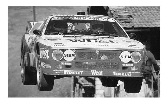 IXO RAC339 Lancia 037 Rally Evo 2, No.6, West, Rallye Antibes, C.Capone/S.Cresto, 1984 1:43