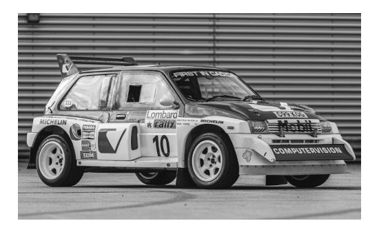 IXO 18RMC068A20 MG Metro 6R4, RHD, No.10, Computervision, RAC Rally, M.Wilson/N.Harris, 1986 1:18