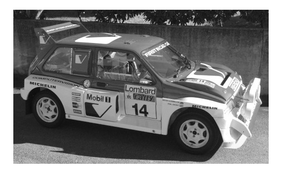 IXO 18RMC068C20 MG Metro 6R4, RHD, No.14, Rallye WM, RAC Rally, D.Llewellin/P.Short, 1986 1:18