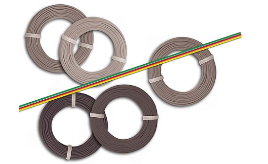 Busch 1782 Flachbandkabel 3-farbig - Vorbestellung 1:160
