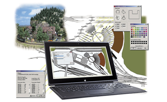 Busch 2810 PC-Rail für Windows 1:120