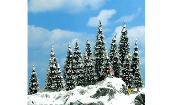 Busch 6566 20 Schneetannen N/TT - Vorbestellung 1:160