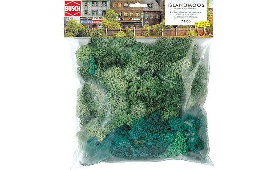 Busch 7106 Islandmoos  Großpack. 1:120