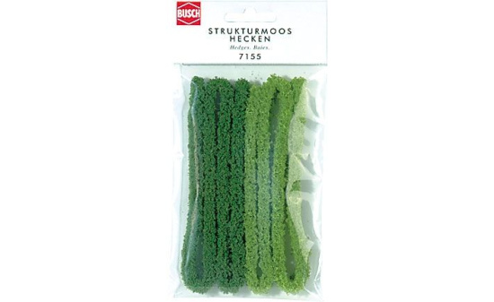 Busch 7155 Struktur-Hecken N/Z - Vorbestellung 1:160