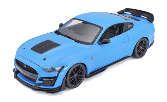 Maisto 31452BLUE Ford Mustang Shelby GT500, blau, 2020 1:18