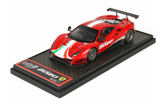 BBR BBRC238 Ferrari 488 GT3 2020 - Rosso Corsa 322 1:43