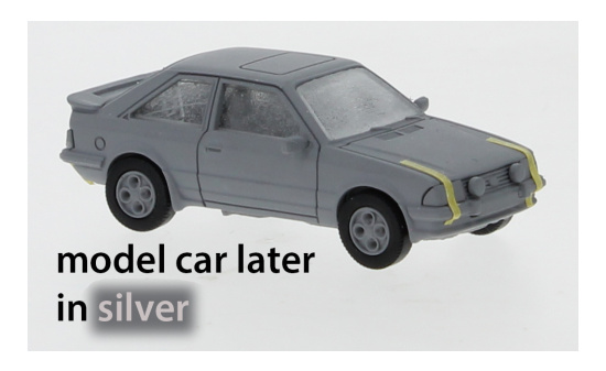 PCX87 PCX870090 Ford Escort MK III XR3, silber, 1981 1:87