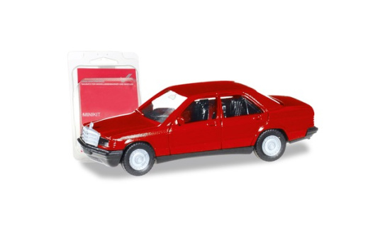 Herpa 012409-007 Herpa MiniKit: Mercedes-Benz 190 E, rot - Vorbestellung 1:87