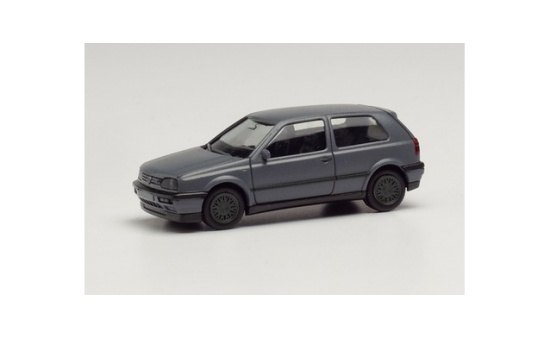 Herpa 024075-002 VW Golf III VR6 nardograu, Felgen grau 1:87